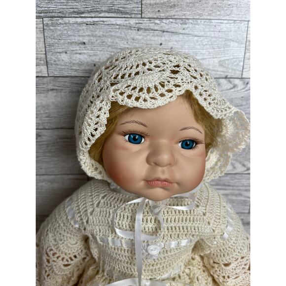 Artmark Chicago Ltd. DESTANY 17” Baby Girl Doll with Knit Pillow and Box #3049 - Picture 3 of 14